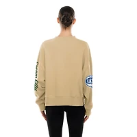 Women's New Era Tan Milwaukee Bucks 2025/26 City Edition Sweatshirt
