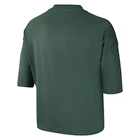 T-shirt droit essentiel des Milwaukee Bucks de Nike pour femme, vert chasseur