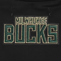 Sweat-shirt court Pro Standard pour femme, noir, Milwaukee Bucks Area Code