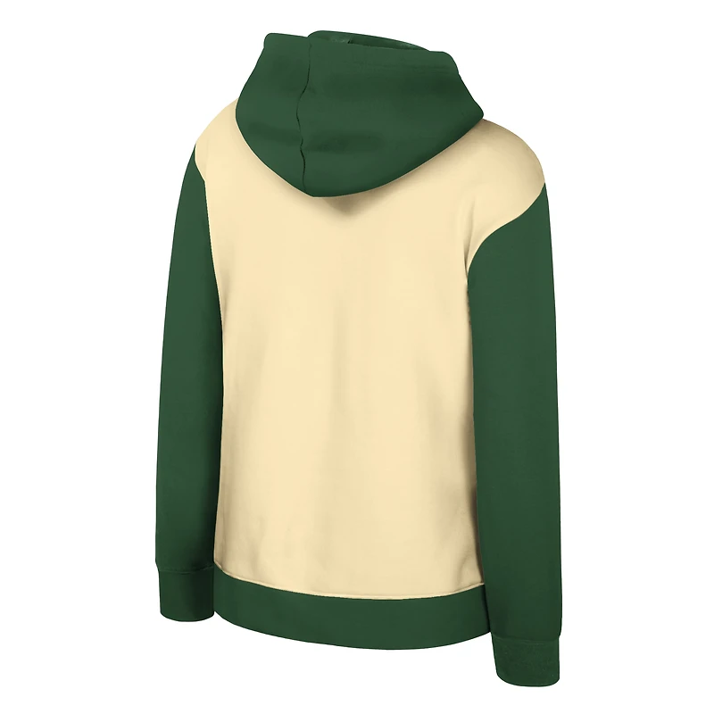 Sweat à capuche Stadium Essentials crème pour femme, Milwaukee Bucks, Rafters Road Trip