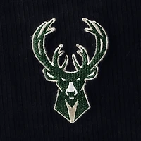 Chandail à capuchon en velours End Line des Milwaukee Bucks Touch noir pour femme