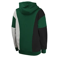Youth  Hunter Green Milwaukee Bucks Ace the Hole Pullover Hoodie