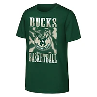 T-shirt Hunter Green pour jeunes Milwaukee Bucks Garage Hero