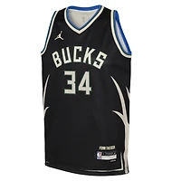 Maillot Milwaukee Bucks Swingman Jordan Brand Giannis Antetokounmpo pour jeune - Statement Edition