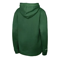 T-shirt à capuche thermique léger manches longues pour jeunes Mitchell & Ness Green Milwaukee Bucks Hardwood Classics