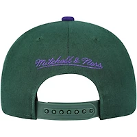 Casquette Snapback bicolore vert chasseur/violet Milwaukee Bucks pour jeune Mitchell & Ness