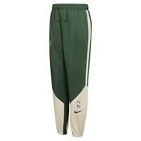 Youth Nike Hunter Green Milwaukee Bucks 2024/25 Authentic Showtime Pants
