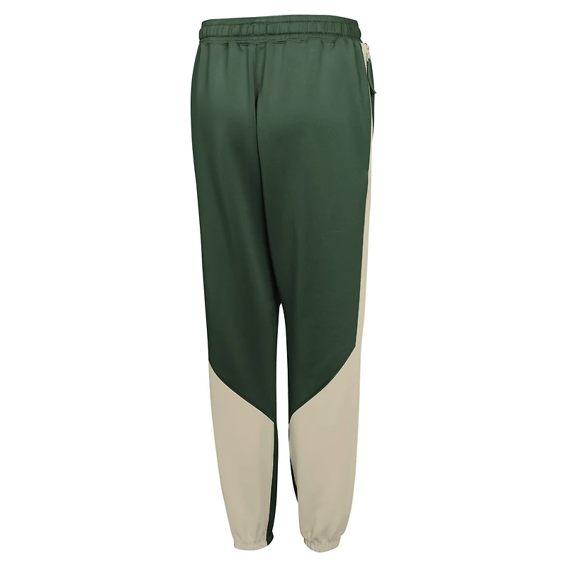 Youth Nike Hunter Green Milwaukee Bucks 2024/25 Authentic Showtime Pants