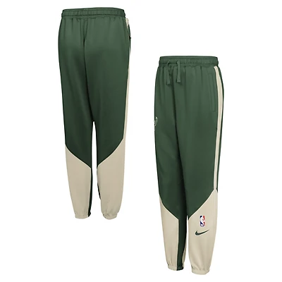 Pantalon Nike Hunter Green Milwaukee Bucks 2024/25 Authentic Showtime pour jeunes