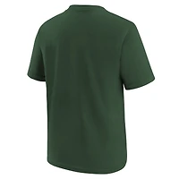 Youth Nike Hunter Green Milwaukee Bucks Essential Logo T-Shirt