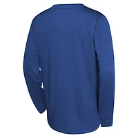 T-shirt de tir à manches longues Nike Royal Milwaukee Bucks 2024/25 City Edition pour jeunes