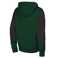 Youth Outerstuff  Hunter Green Milwaukee Bucks Straight to the League Full-Zip Hoodie