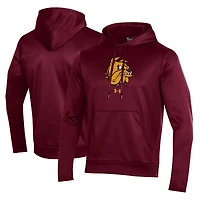 Men's Under Armour Maroon Minnesota Duluth Bulldogs All Day Fleece Pullover Hoodie
