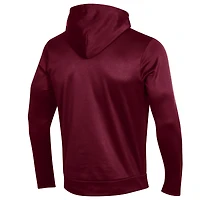 Sweat à capuche en polaire marron Under Armour pour homme, Minnesota Duluth Bulldogs, All Day