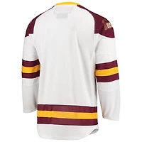 Men's Under Armour White Minnesota Duluth Bulldogs Replica Hockey Jersey