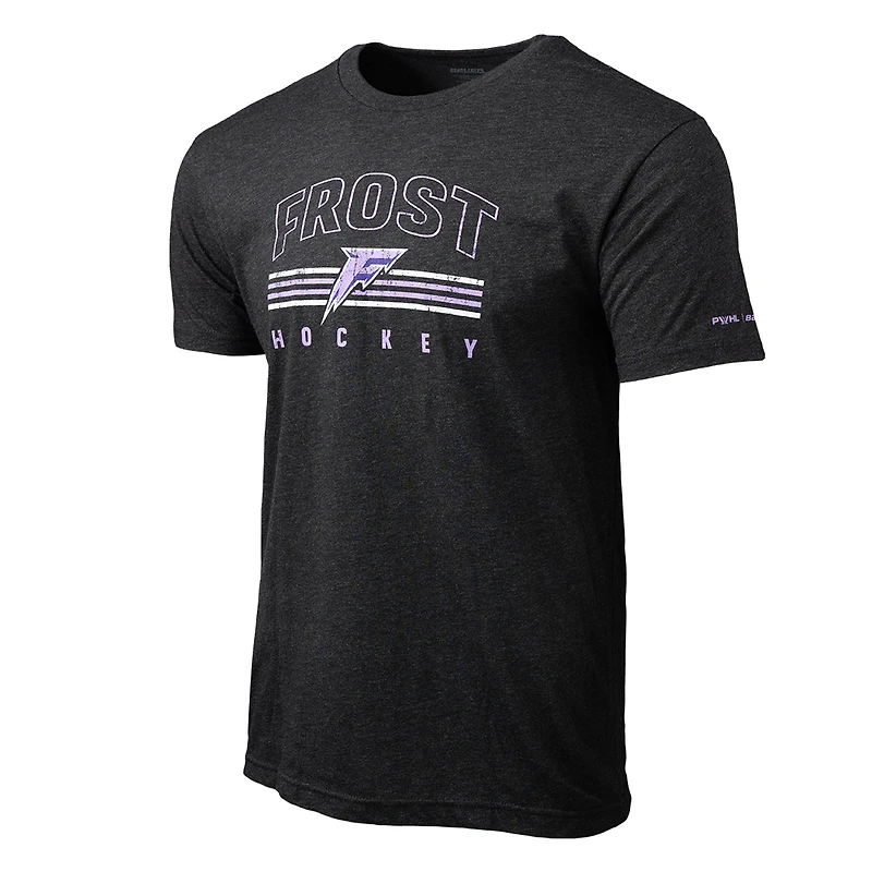 Unisex Black Minnesota Frost Tri-Blend T-Shirt