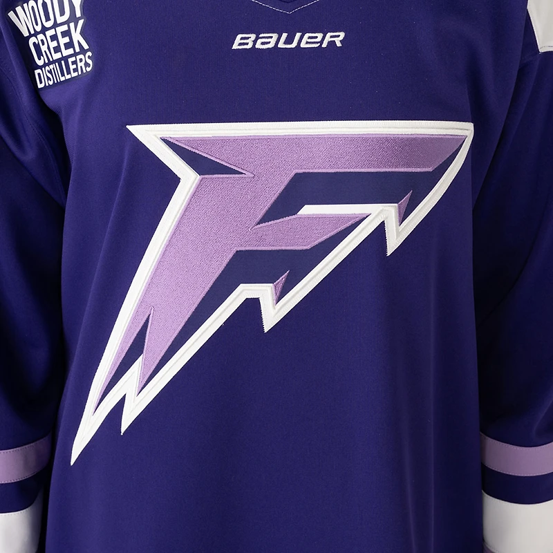 Unisex Purple Minnesota Frost Replica Hockey Jersey