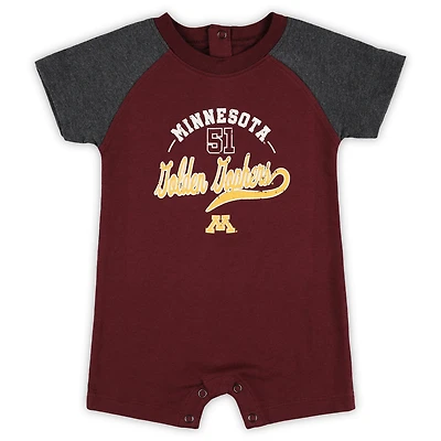 Infant Garb Maroon Minnesota Golden Gophers Randy Romper