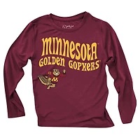Infant Wes & Willy  Minnesota Golden Gophers Long Sleeve Top and Striped Tri-Blend Leggings Set