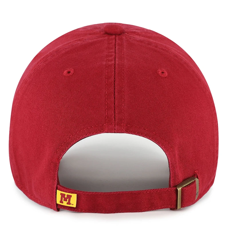 Men's '47 Maroon Minnesota Golden Gophers Vault Clean Up Adjustable Hat