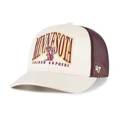 Men's '47  Natural Minnesota Golden Gophers Drawbridge Trucker Adjustable Hat