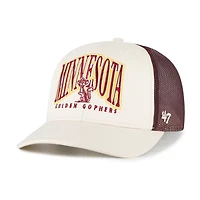 Men's '47  Natural Minnesota Golden Gophers Drawbridge Trucker Adjustable Hat