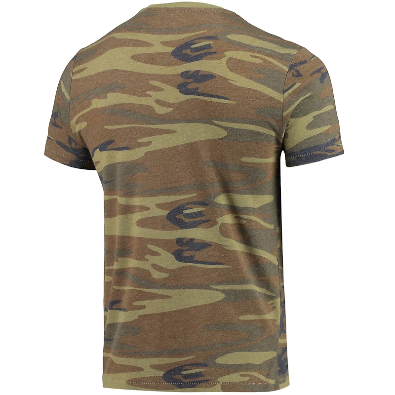 Men's Alternative Apparel Camo Minnesota Golden Gophers Arch Logo Tri-Blend T-Shirt