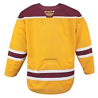 Maillot de hockey authentique CCM Gold Minnesota Golden Gophers pour homme