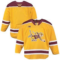 Men's CCM Gold Minnesota Golden Gophers Skating Goldy Authentic Hockey Jersey