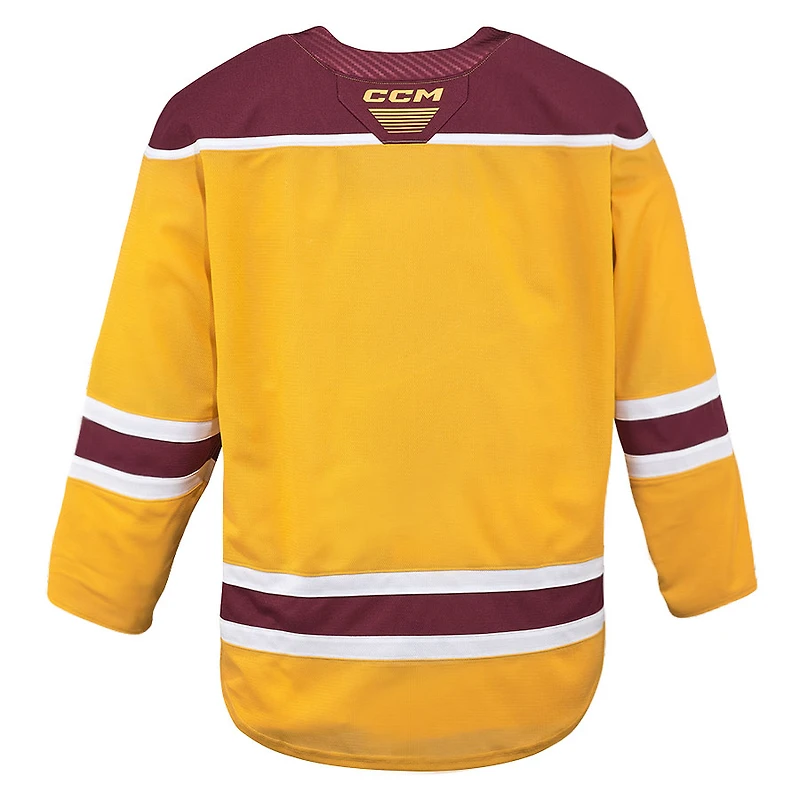 Men's CCM Gold Minnesota Golden Gophers Third Replica Hockey Jersey