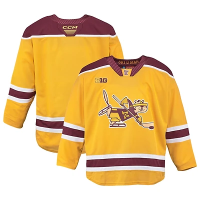 Men's CCM Gold Minnesota Golden Gophers Third Replica Hockey Jersey