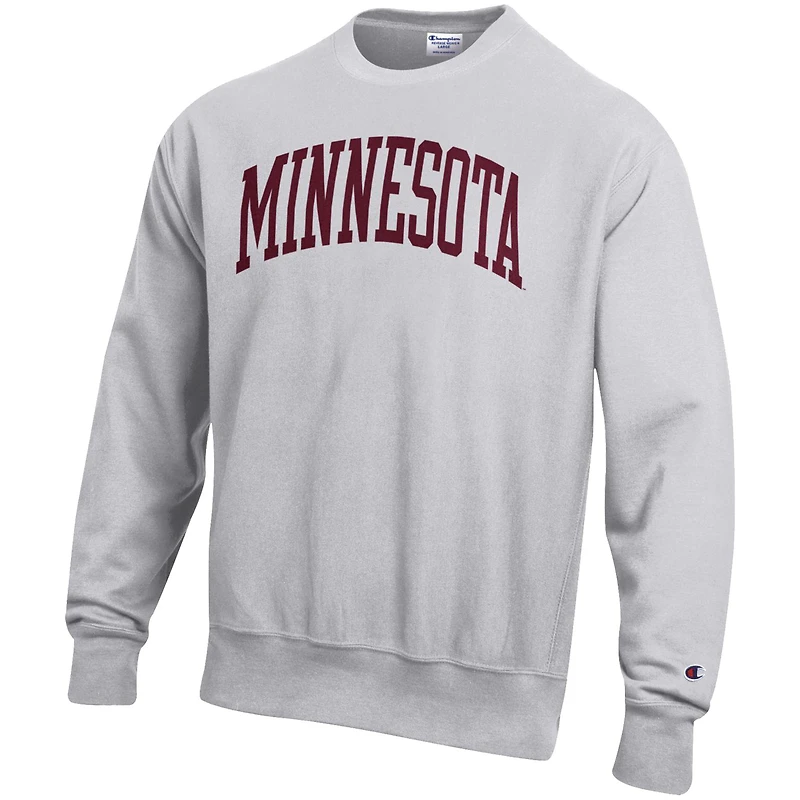 PRF MINN HTHR CHP B&T REVERSE WEAVE FLEECE CREW SWTMENXCR