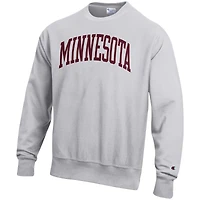 PRF MINN HTHR CHP B&T REVERSE WEAVE FLEECE CREW SWTMENXCR