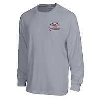 Men's Champion  Heather Gray Minnesota Golden Gophers Laminated All-Star Long Sleeve T-Shirt