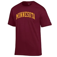 T-shirt basique Arch marron pour homme, champion des Golden Gophers du Minnesota