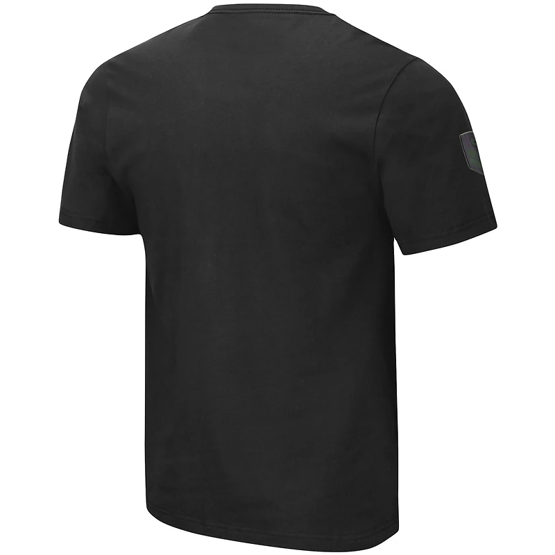T-shirt pour homme Colosseum Black Minnesota Golden Gophers Big & Tall OHT Military Appreciation Informer