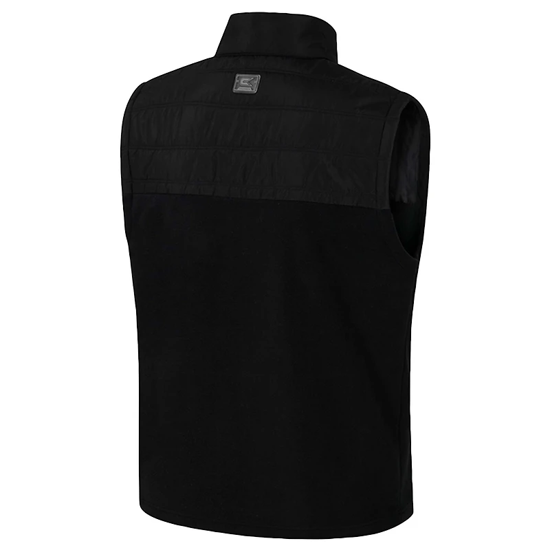 Men's Colosseum  Black Minnesota Golden Gophers Block The Sun Full-Zip Vest