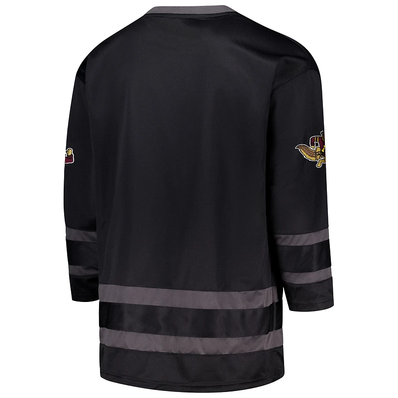 Men's Colosseum Black Minnesota Golden Gophers On The Ice Hockey Jersey