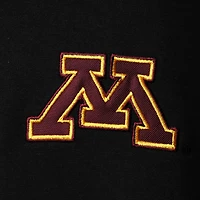 Men's Colosseum Black Minnesota Golden Gophers Tortugas Logo Quarter-Zip Jacket