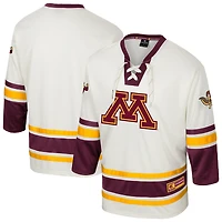 Men's Colosseum Cream Minnesota Golden Gophers Puck Proud Fashion Hockey Jersey