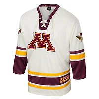 Men's Colosseum Cream Minnesota Golden Gophers Puck Proud Fashion Hockey Jersey
