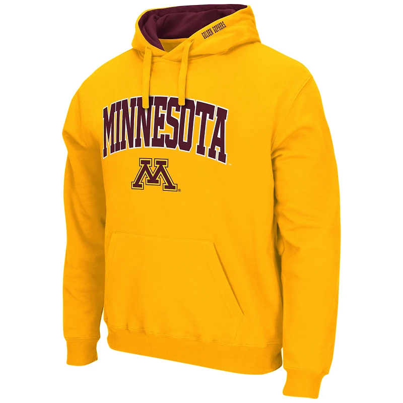 Sweat à capuche Colosseum Gold Minnesota Golden Gophers Arch & Logo 3.0 pour homme