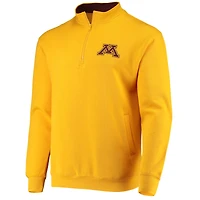 Men's Colosseum Gold Minnesota Golden Gophers Tortugas Logo Quarter-Zip Jacket