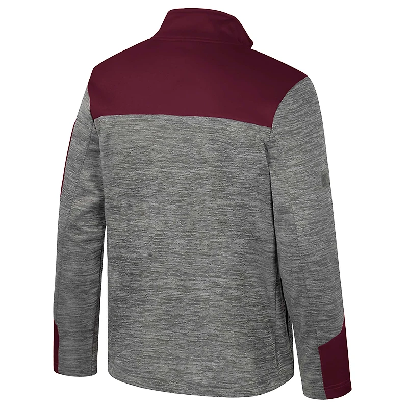 Men's Colosseum Gray/Maroon Minnesota Golden Gophers Guard Full-Zip Jacket