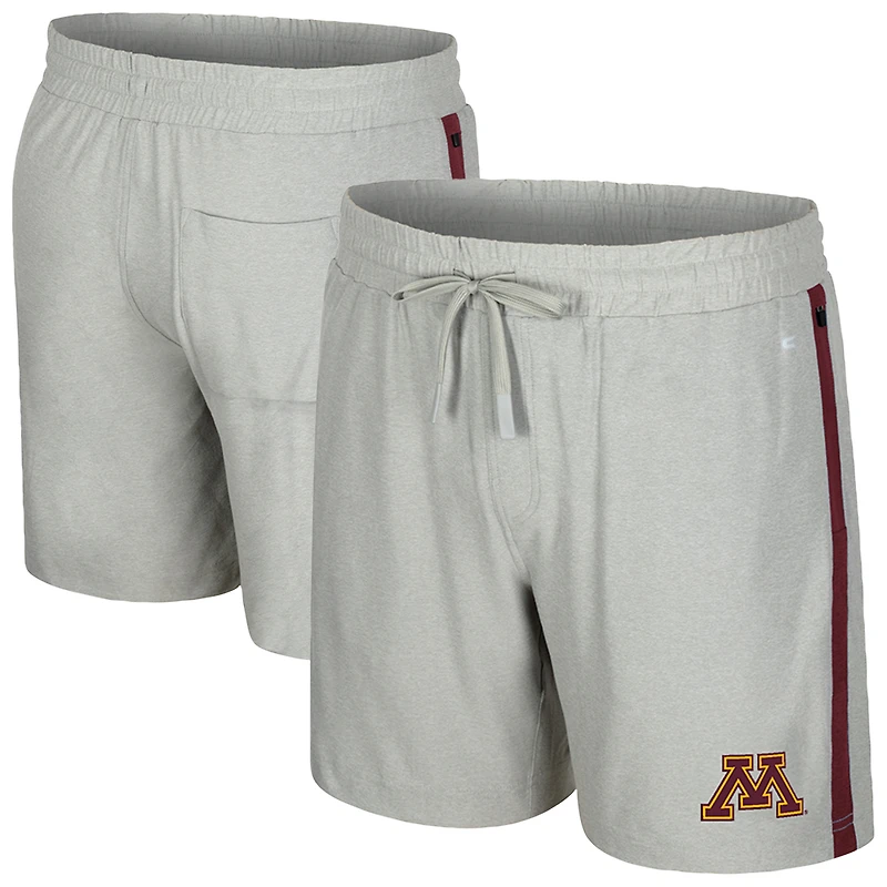 Short Mac gris Colosseum pour homme des Golden Gophers du Minnesota