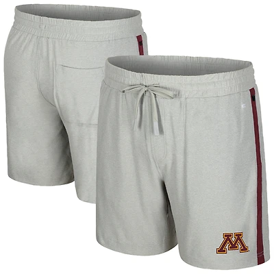 Men's Colosseum Gray Minnesota Golden Gophers Mac Shorts