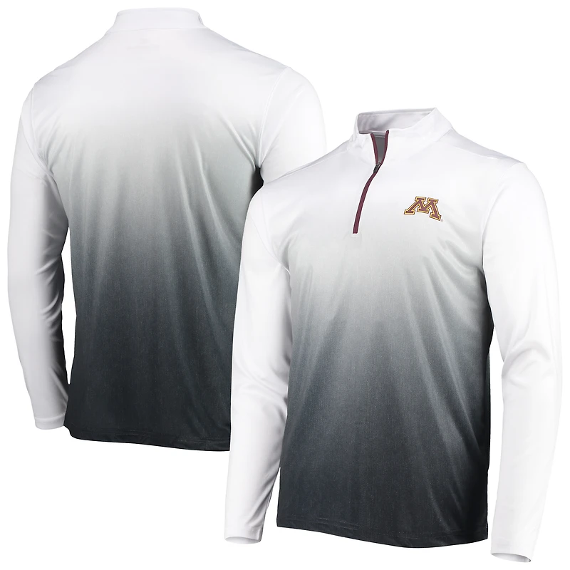 Veste à col zippé Colosseum Gray Minnesota Golden Gophers Team Magic pour homme