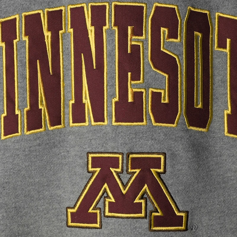 Sweat Colosseum Heather Grey Minnesota Golden Gophers Arch & Logo Homme