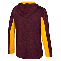 Men's Colosseum Maroon Minnesota Golden Gophers Always Sunny Quarter-Zip Hoodie