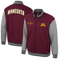 Veste universitaire à fermeture éclair intégrale Ambi-Turner des Golden Gophers du Minnesota, couleur marron Colosseum, pour homme
